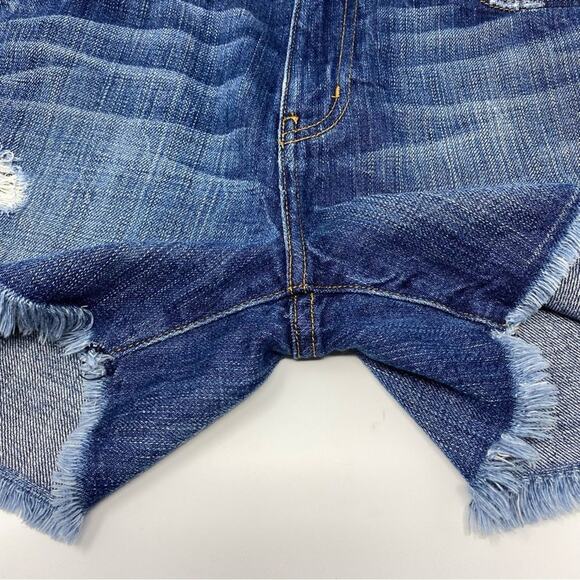 Current/Elliott The Vintage Straight Cut-Off Jean Shorts 26 - Picture 8 of 13